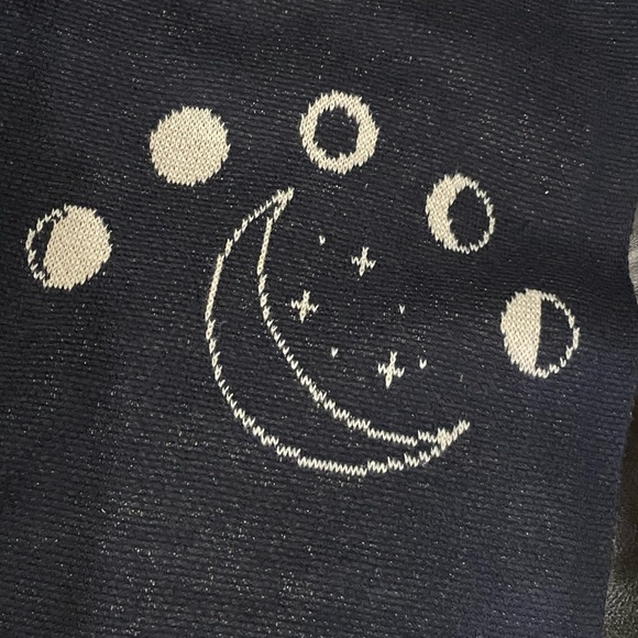 MOONLIGHT MANOR NWT Oversized Decorative Halloween Celestial Throw 🌞🧿🌙 - Picture 7 of 11